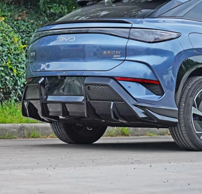 Rear Bumper Diffuser for BYD Sealion 7 2024-2025 - rear bumper diffuser installed rear side