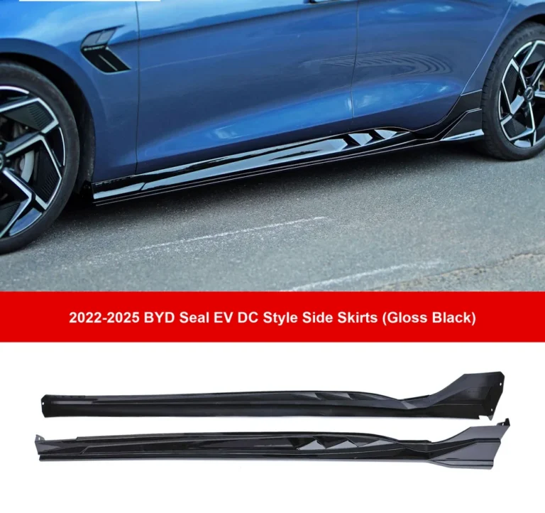 DC Style Side Skirts for BYD Seal EV 2022-2025 - dc style side skirts gloss black sku overview