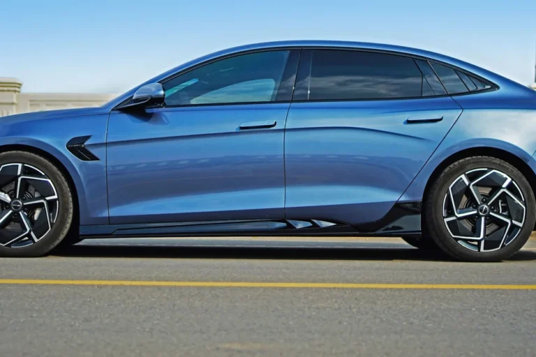 DC Style Side Skirts for BYD Seal EV 2022-2025 - dc style side skirts installed side view