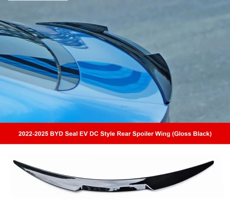 DC Style Rear Spoiler Wing for BYD Seal EV 2022-2025 - dc style rear spoiler wing gloss black sku overview