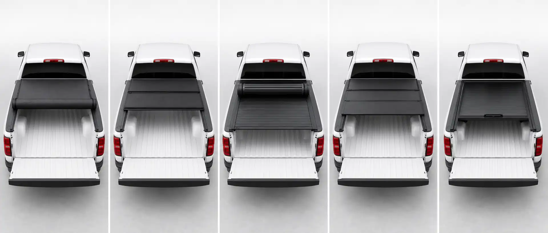 Pickup tonneau cover type comparison for B2B truck bed cover product range planning
