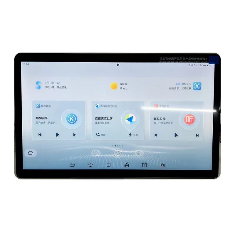 Central display replacement screen