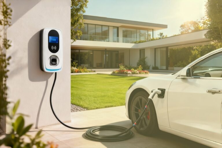 Yirox Cargador inteligente para vehículos eléctricos de montaje en pared de 7 kW, 11 kW y 22 kW para carga en hogares, apartamentos y lugares de trabajo