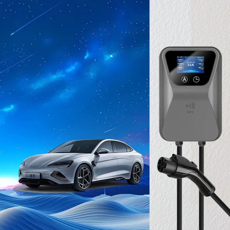 Wall-Mounted EV Charger Lifestyle Installation