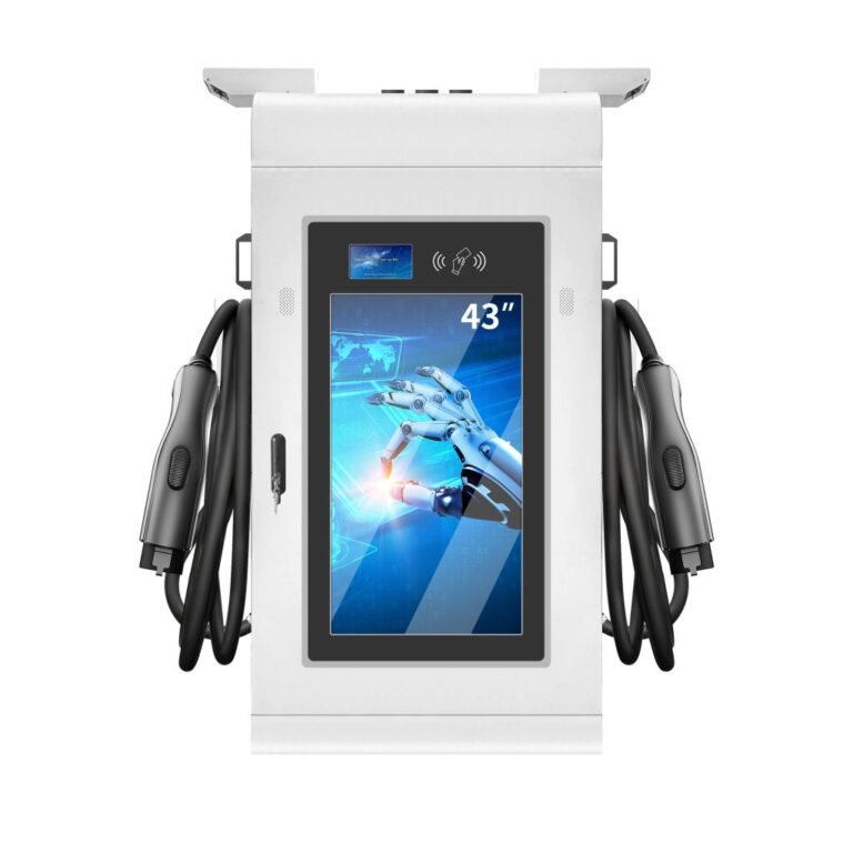 Yirox Cargador rápido de CC de 360 kW con pantalla publicitaria de 43 pulgadas para centros públicos, autopistas y depósitos de flotas