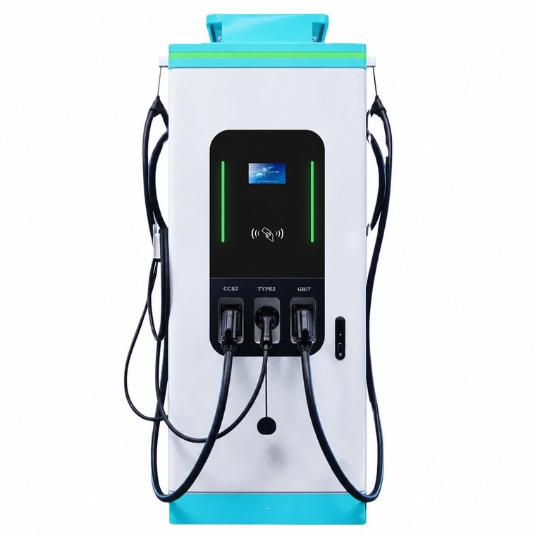 Yirox Estación de carga para vehículos eléctricos 3 en 1 de 400 kW de CC + 22 kW de CA para centros de carga en autopistas, flotas y áreas urbanas