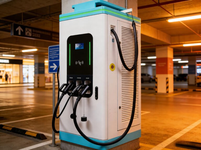 Estação de Carregamento para VE 3-em-1 de 400kW DC + 22kW AC