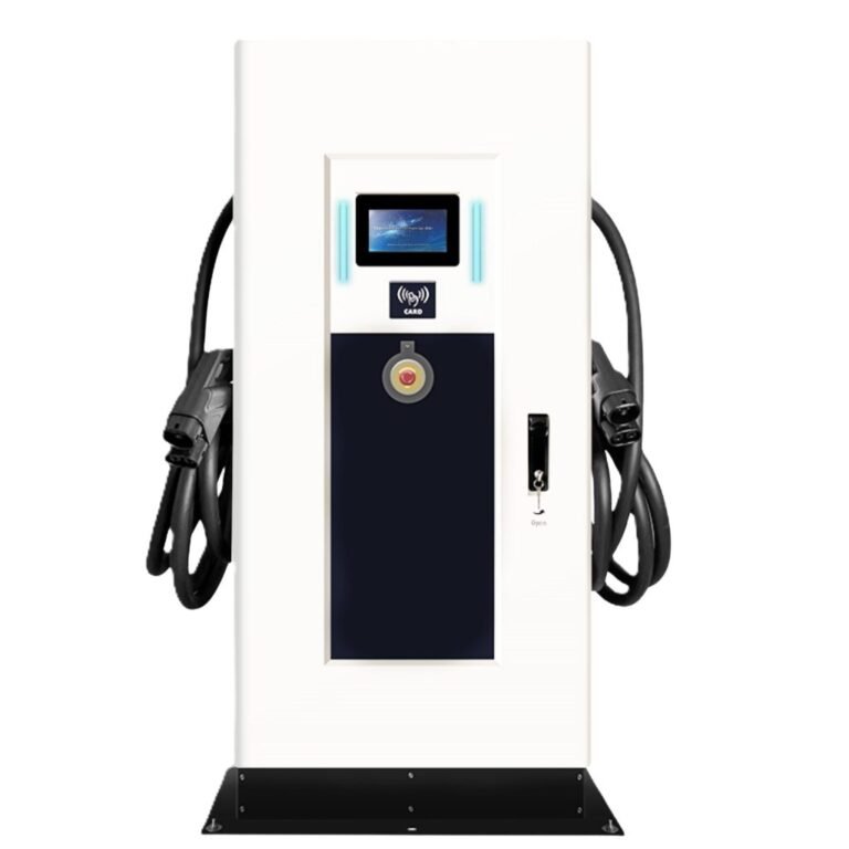 Yirox Cargador rápido de CC de doble pistola ultradelgado de 60 kW a 160 kW para estacionamientos comerciales y carga de flotas