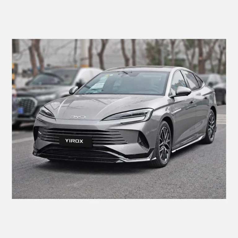 DC-Style Front Bumper Lip for BYD Seal 07 DM-i - silver-gray vehicle application view