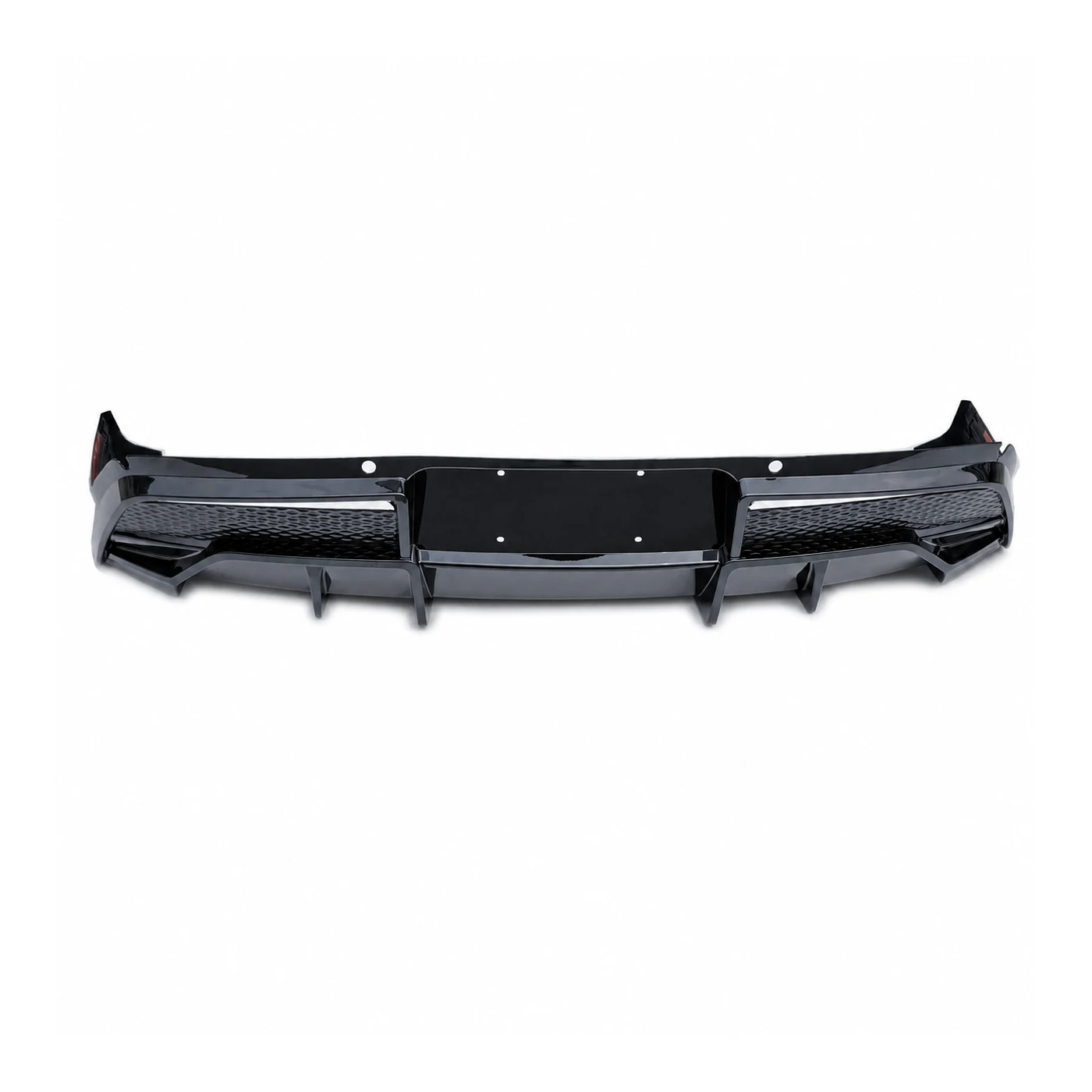 BYD Body Kit Guide: Front Lips, Side Skirts, Diffusers & Spoilers Explained 5 DC-style rear bumper diffuser for BYD Seal 07 DM-i shown on a white background
