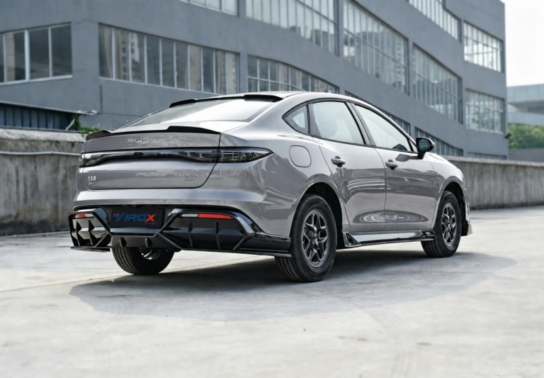Kit de carrocería exterior para BYD Seal 05 DM-i 2025 - vista de aplicación en vehículo gris plateado