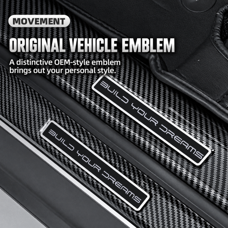 ABS Carbon Fiber Door Sill Strips for BYD Models
