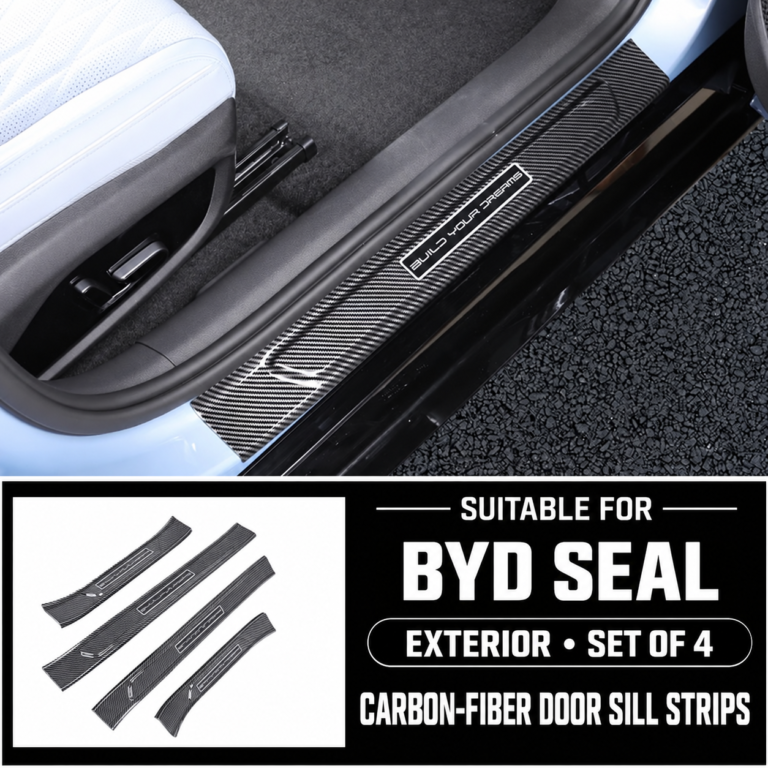 ABS Carbon Fiber Door Sill Strips for BYD Models