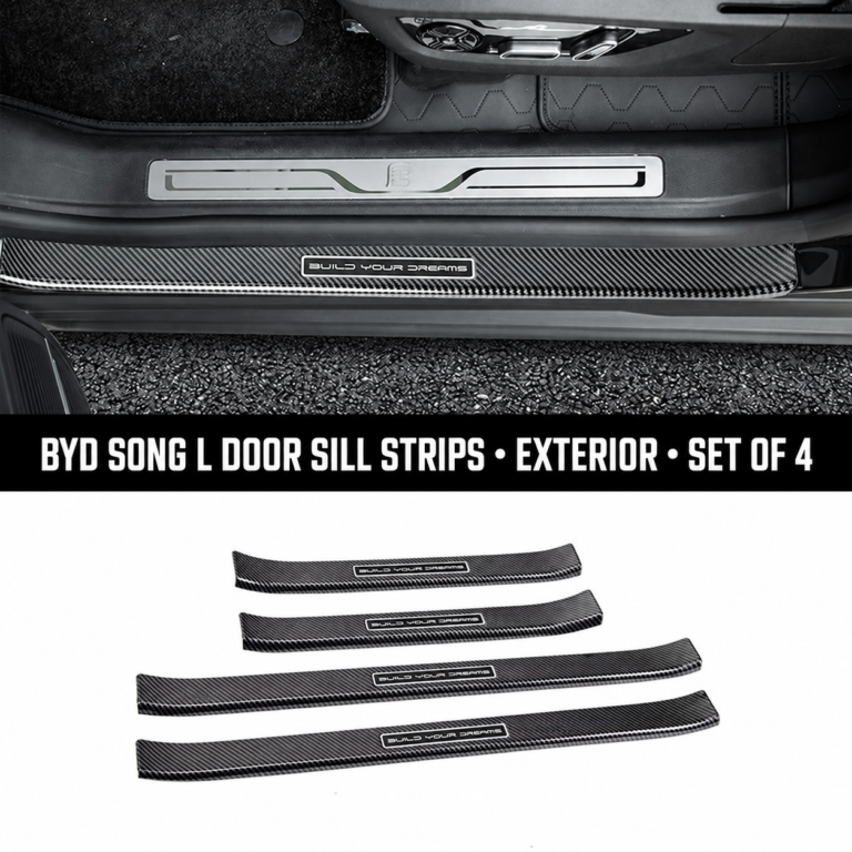 ABS Carbon Fiber Door Sill Strips for BYD Models