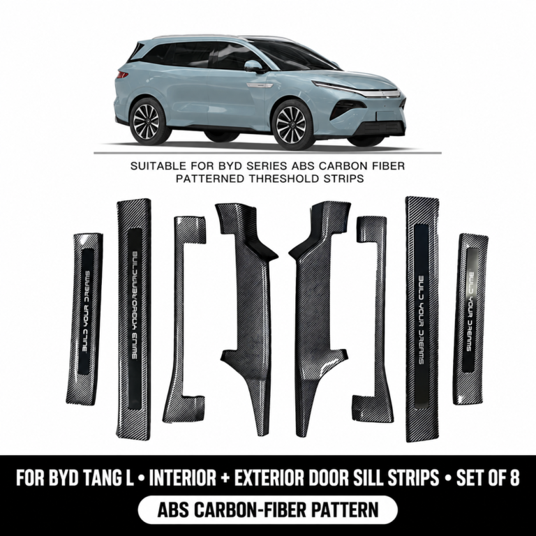 ABS Carbon Fiber Door Sill Strips for BYD Models