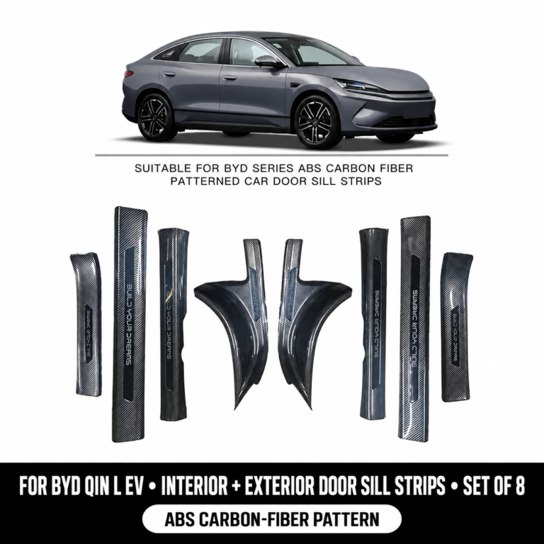 ABS Carbon Fiber Door Sill Strips for BYD Models
