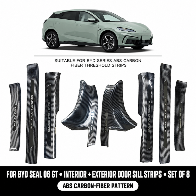 ABS Carbon Fiber Door Sill Strips for BYD Models