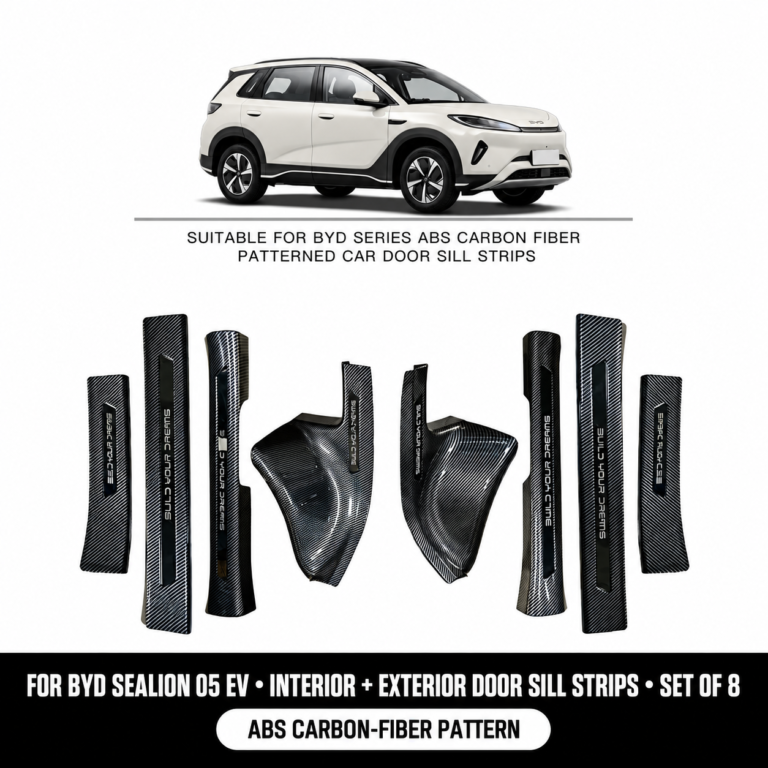 ABS Carbon Fiber Door Sill Strips for BYD Models