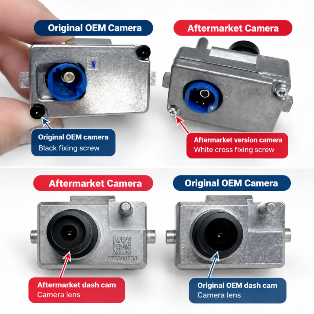 BYD OEM Dash Cam Camera with Wiring Harness 1 BYD Original OEM Camera vs After market