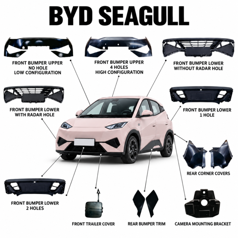 Yirox BYD Seagull Replacement Exterior Parts for vehicle-specific aftermarket replacement