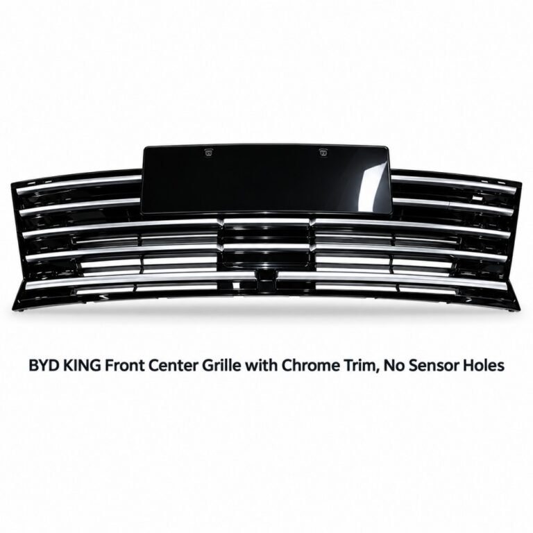 BYD KING Front Center Grille with Chrome Trim