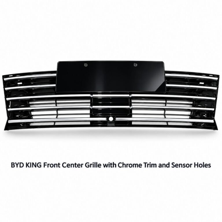 BYD KING Front Center Grille Chrome Trim Sensor Holes
