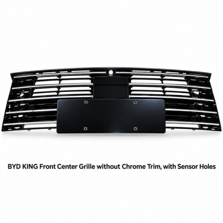 BYD KING Front Center Grille No Chrome Trim Sensor Holes
