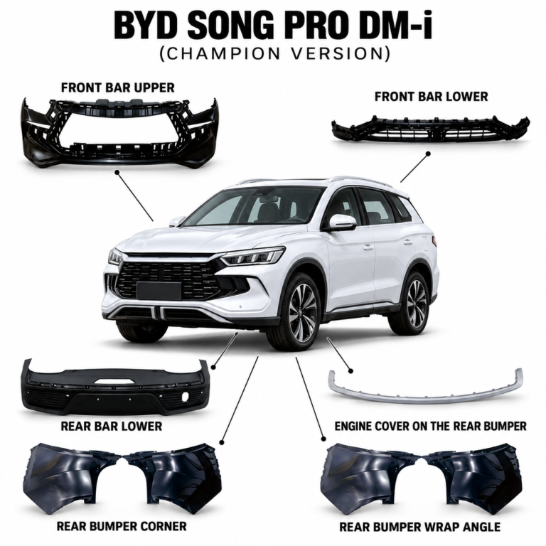 Yirox BYD Song Pro DM-i Replacement Exterior Parts for vehicle-specific aftermarket replacement