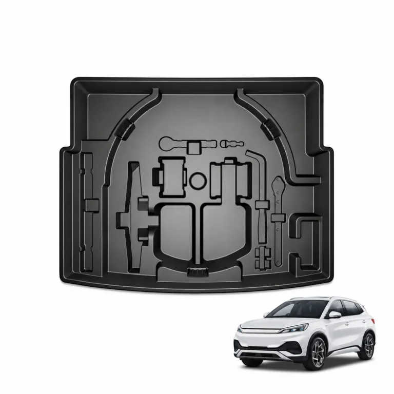 BYD Atto 3 Yuan Plus underfloor trunk organizer tray with vehicle