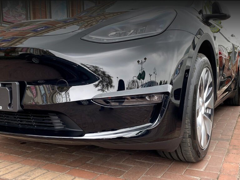 Tesla Model Y Front Canards Installed Effect