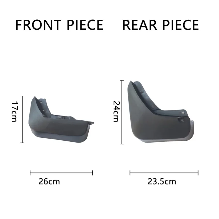 Audi Mud Flaps - moulded PP mud flap set
