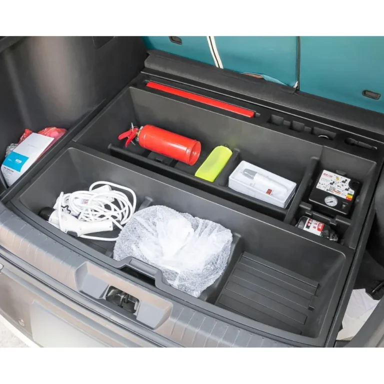 Byd Song Plus Ev Trunk Storage Box Installed Left Angle