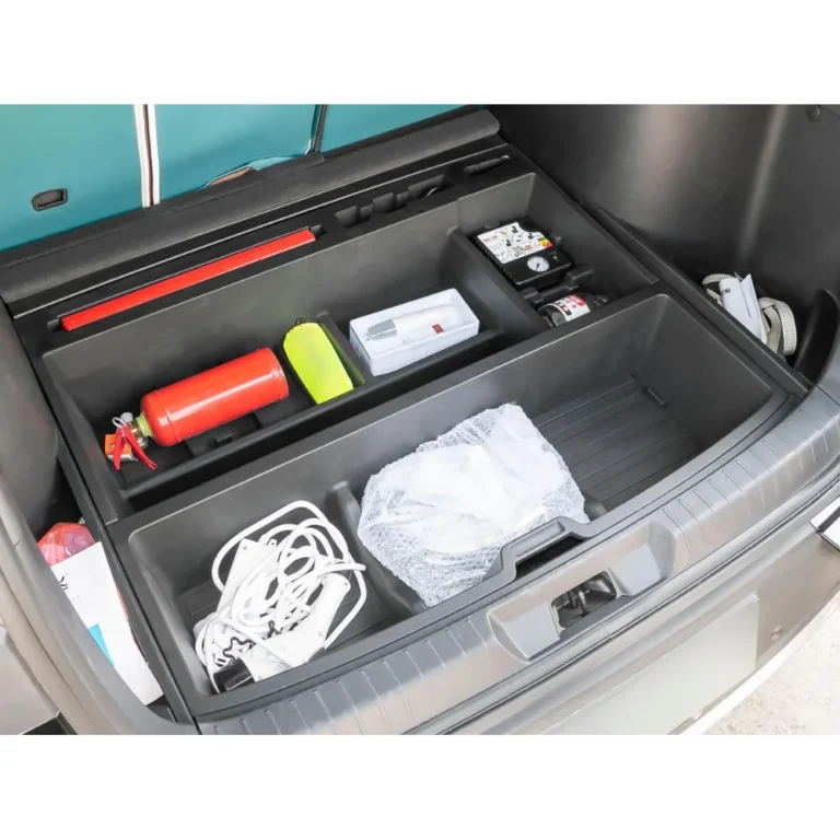 Byd Song Plus Ev Trunk Storage Box Installed Open Tailgate