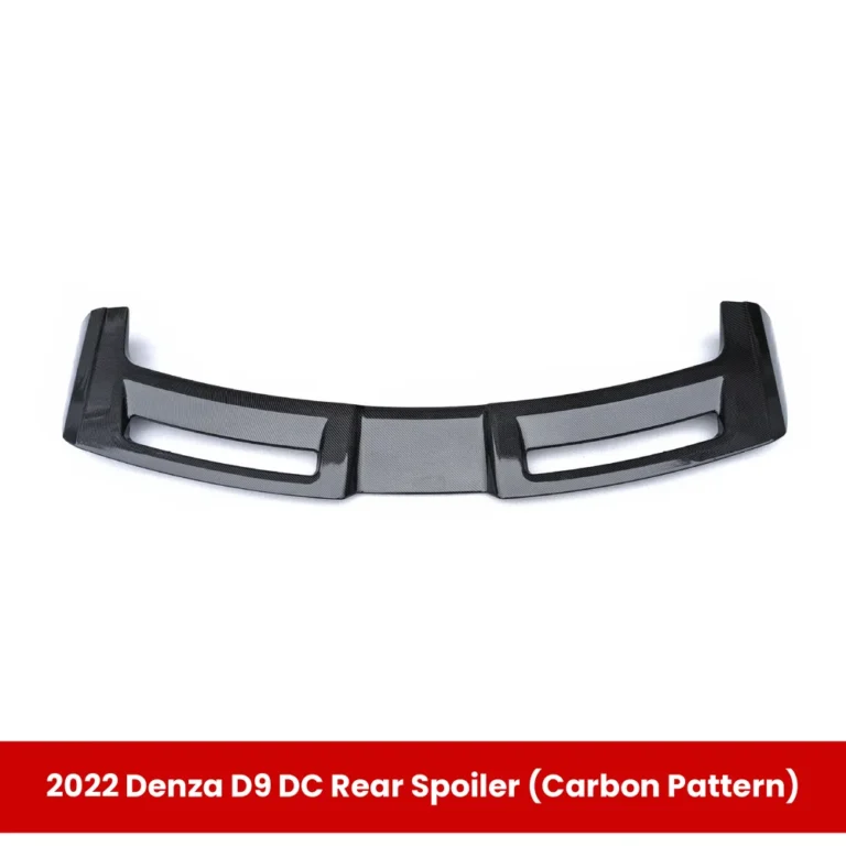 Denza D9 Dc Rear Spoiler Carbon Pattern Rear View