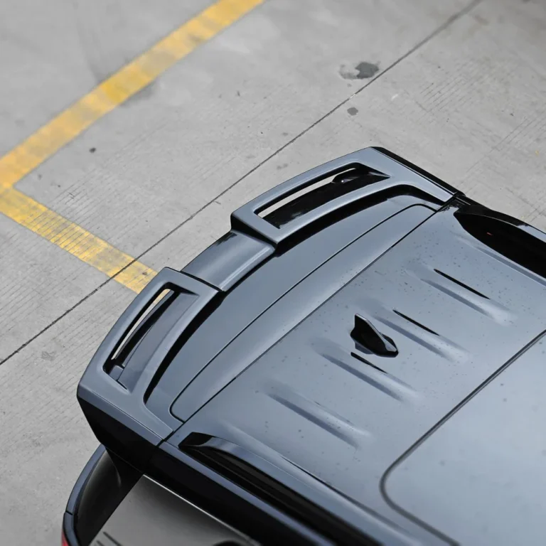 Denza D9 Dc Rear Spoiler Installed Top View
