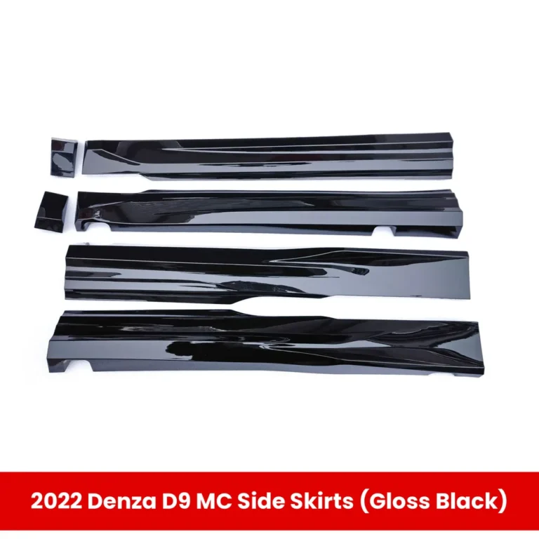 Denza D9 Mc Side Skirts Gloss Black Pieces