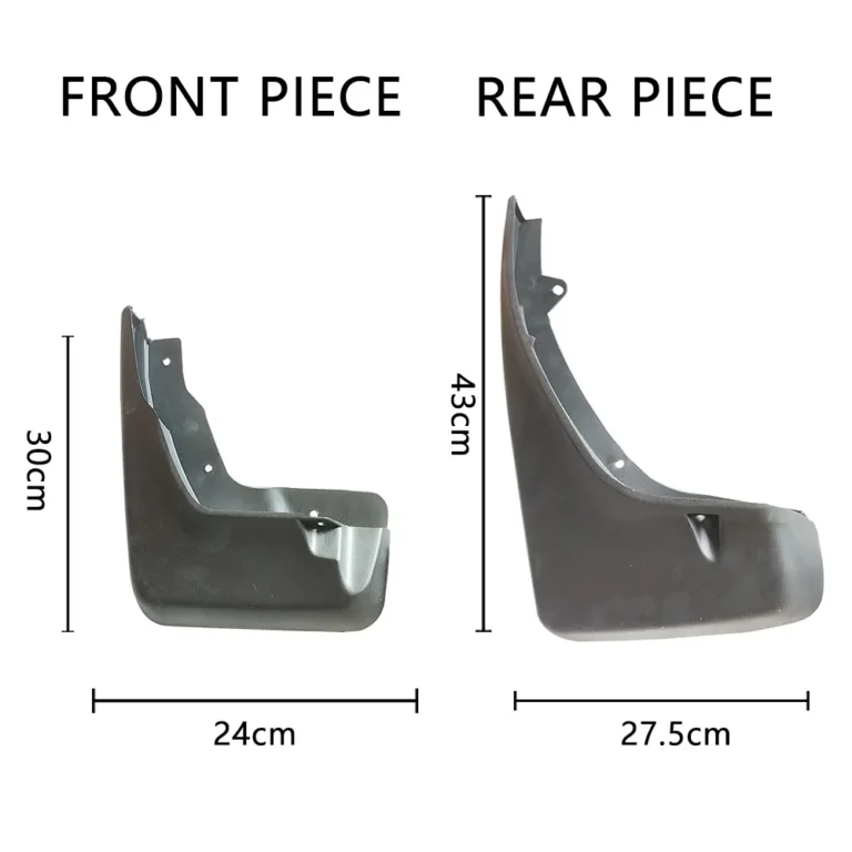 European SUV Mud Flaps - moulded PP mud flap set