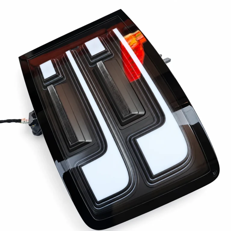 BYD Fangchengbao Ti 7 rear tail lamp, angled white-background view