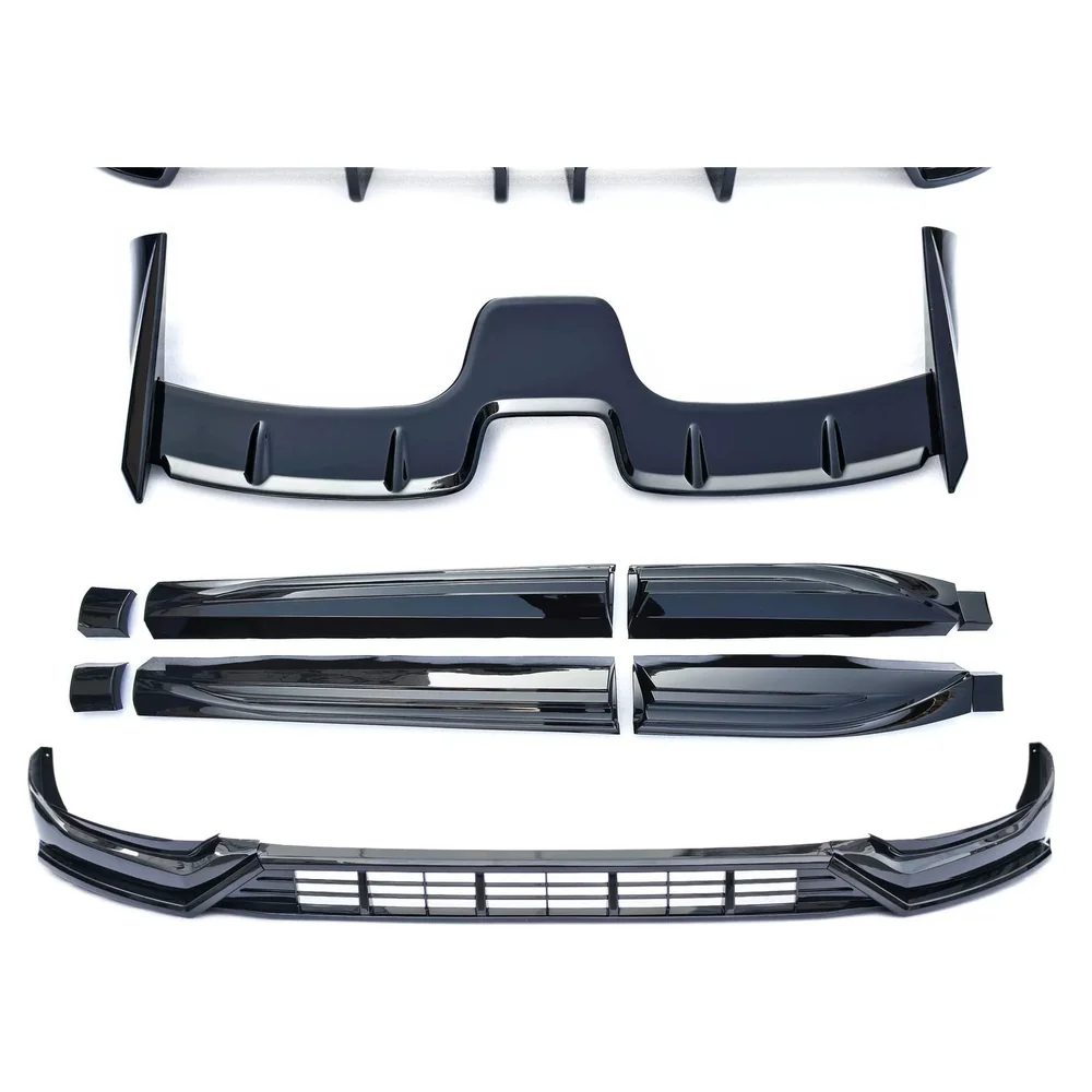 Rear diffuser with vertical fins
