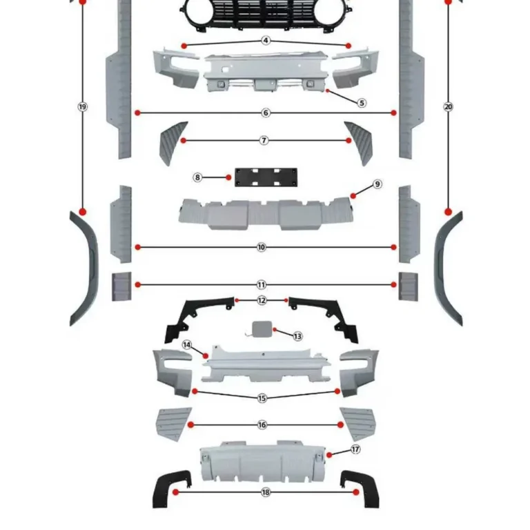 Kit de carrocería estilo Hussar para iCAR V23 — sku