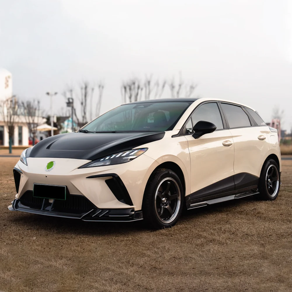 MG4 Body Kit, Front Lip, Side Skirts, Diffuser and Spoiler 1 MG4 Body Kit — on-car front