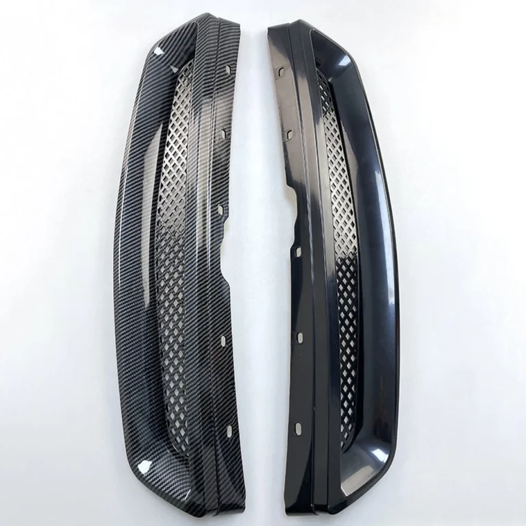 Honda Civic 1999 2000 Mesh Front Grille Carbon Fibre Pattern Top View