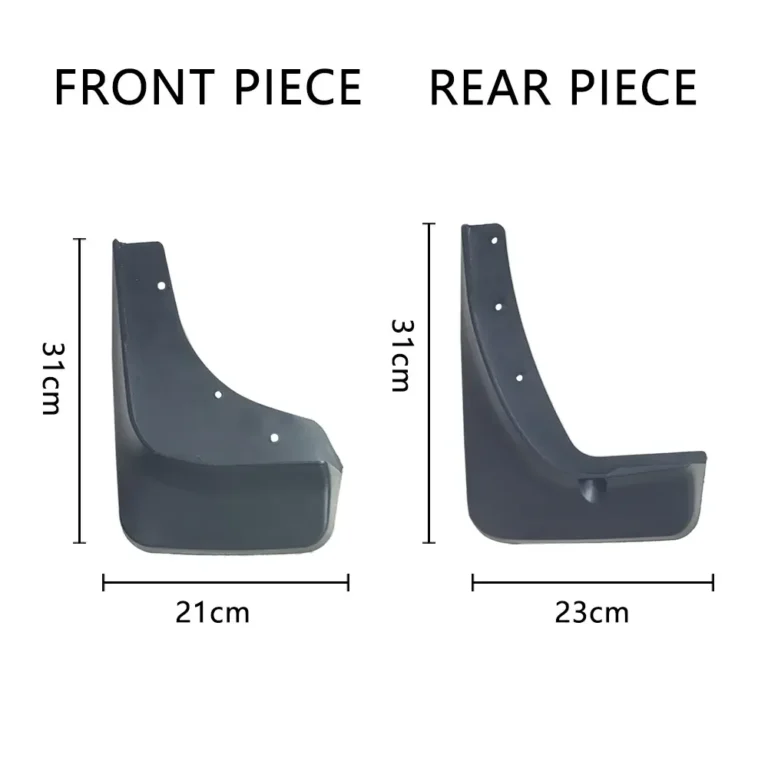 Mazda & Subaru Mud Flaps - moulded PP mud flap set