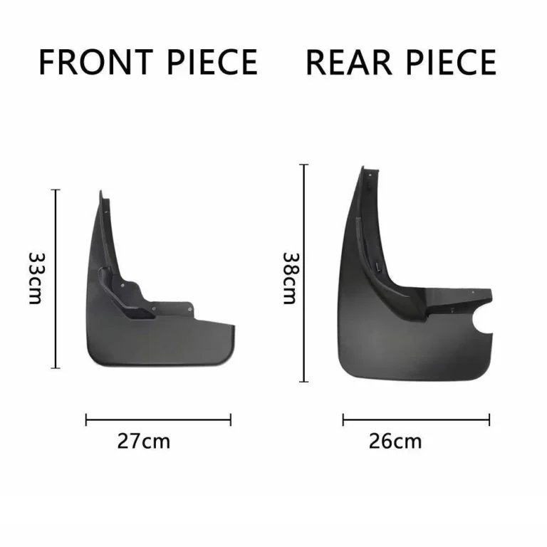 Mercedes-Benz Mud Flaps - moulded PP mud flap set