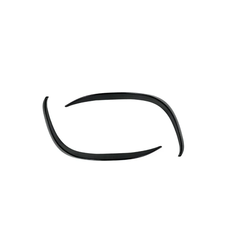 Mercedes C Class W205 Front Canards Grille Trim Canards Carbon Pattern