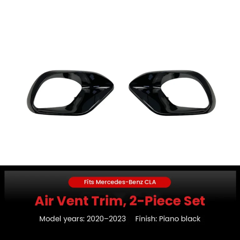 Mercedes Cla45 C118 Air Vent Trim 2 Piece Piano Black
