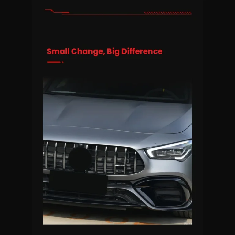 Mercedes Cla45 C118 Front Bumper Small Change Big Difference