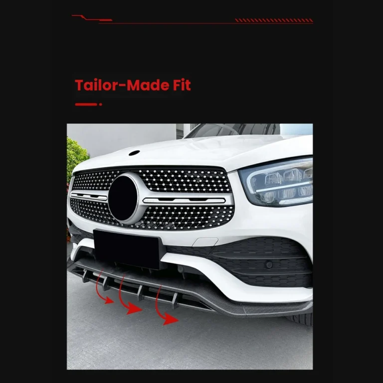 Mercedes Glc X253 Front Lip Installed Tailor Made Fit