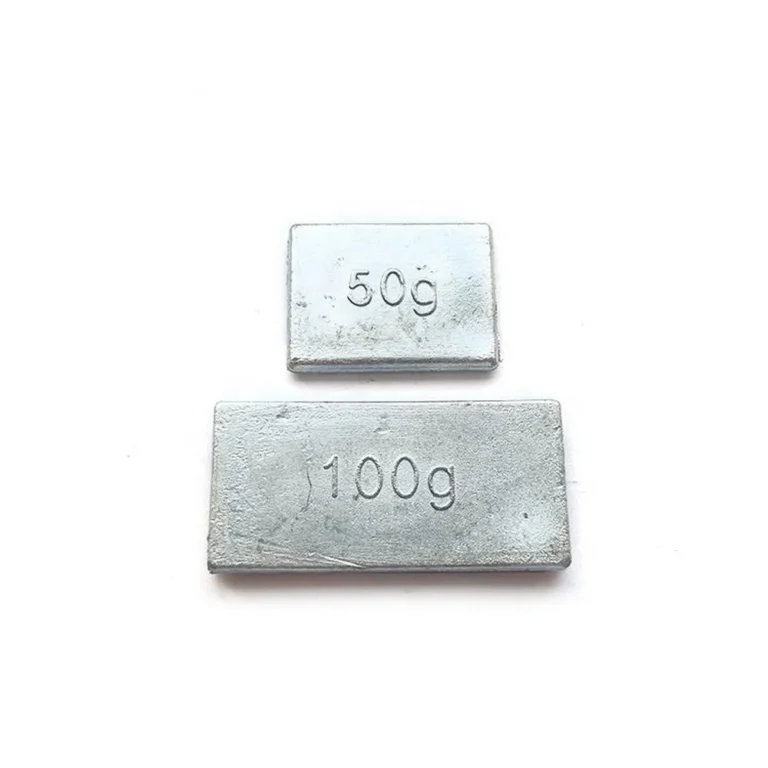 50g and 100g single steel adhesive truck wheel weight blocks