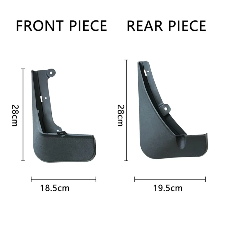 Tesla & EV Mud Flaps - moulded PP mud flap set